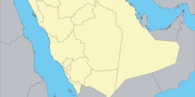 KSA mapa vektor